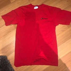 champion red tee